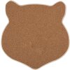 Clayre & Eef 6CE2065 Килимок для посуду Кішка керамічний коричневий 20x20 см Заміський будинок