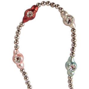 Clayre & Eef 65993 Різдвяна гірлянда срібляста 180 см...