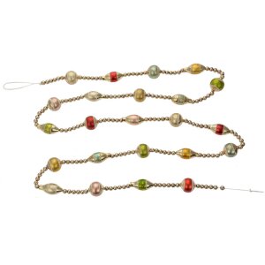 Clayre & Eef 65994 Різдвяна гірлянда сріблястий...