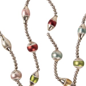 Clayre & Eef 65994 Різдвяна гірлянда сріблястий...