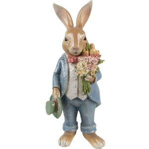 Декоративна фігурка Clayre & Eef кролик в стилі...