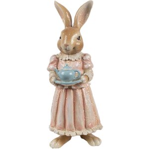Clayre & Eef Прикраса Кролик з полімерної смоли...