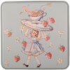 Clayre & Eef 6BL0139 Бляшанка синя 17x17x6 см Ретро-вінтаж