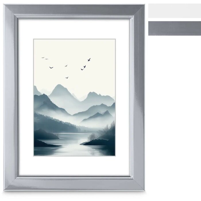 Hama Пластиковая рамка Chill White Silver 10x15 см 13x18 см 15x20 см 30x40 см