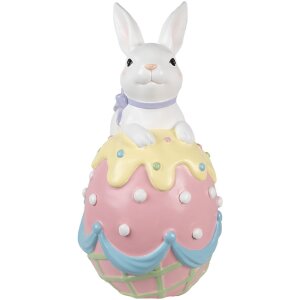 Декоративний кролик Clayre & Eef на пасхальному яйці...