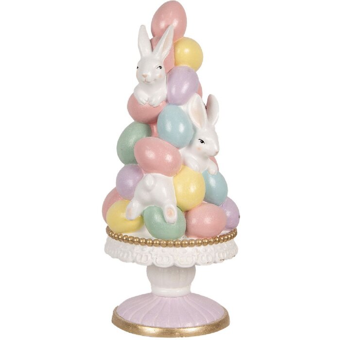 Clayre & Eef 5MG0057 Декоративний кролик Ø 27x61 см в стилі кантрі