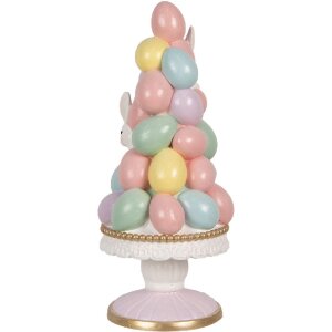 Clayre & Eef 5MG0057 Декоративний кролик Ø 27x61 см в стилі кантрі