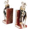 Clayre & Eef 6PR5495 Подставки для книг Кролик белый красный золотой 25x11x31 см