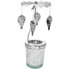 Clayre & Eef 66002 Карусель Tealight срібло Ø 8 см висота 17 см