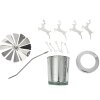 Clayre & Eef 66078 Карусель Tealight срібляста Ø 8x17 см