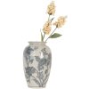 Ваза Clayre & Eef 6CE2074 White Blue Діаметр 17 см Висота 27 см