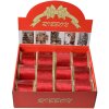 Clayre & Eef LI0128R Декоративная лента красный золотой край 6 3 см x 5 м