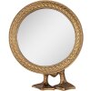 Clayre & Eef 62S308 Декоративное стоячее зеркало золотого цвета 13x6x16 см