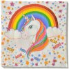 Clayre & Eef 73078 Бумажные салфетки 33x33 см Белый Единорог 20 шт.