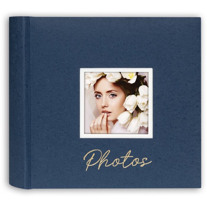 ZEP Фотоальбом Dante Blue 24x24 см 40 білих сторінок зі скловолокном