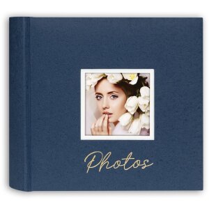 ZEP Фотоальбом Dante Blue 24x24 см 40 білих сторінок зі...