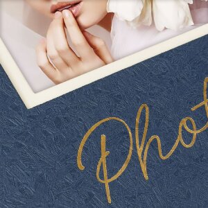 ZEP Фотоальбом Dante Blue 24x24 см 40 білих сторінок зі скловолокном