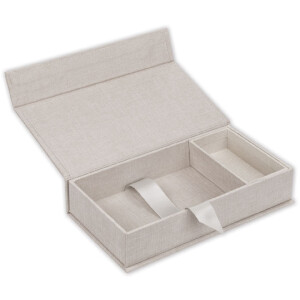 ZEP USB Photo Box Lodi Beige Linen 23x12.5x5 см без флешки