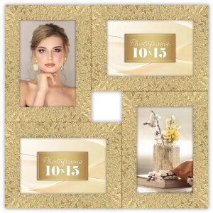 Фоторамка для колажу ZEP Orion золото 4 фотографії...