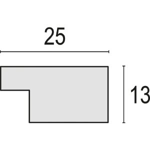 Фоторамка ZEP Orion срібляста 13x18 см