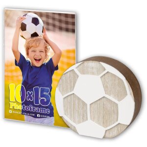 ZEP Акрилова та деревяна фоторамка Мессі 10x15 см