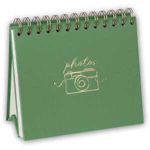 Альбом ZEP RQ4640V спиральный OLIVER, зеленый, 10x15 см