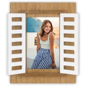 ZEP Деревяна фоторамка Procida Brown 10x15 см зі стулками