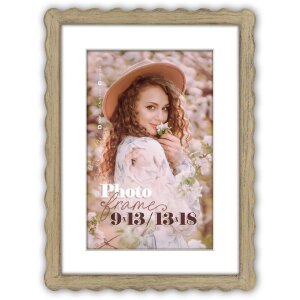 ZEP Деревяна фоторамка Lione Nature 20x30 см з паспарту...