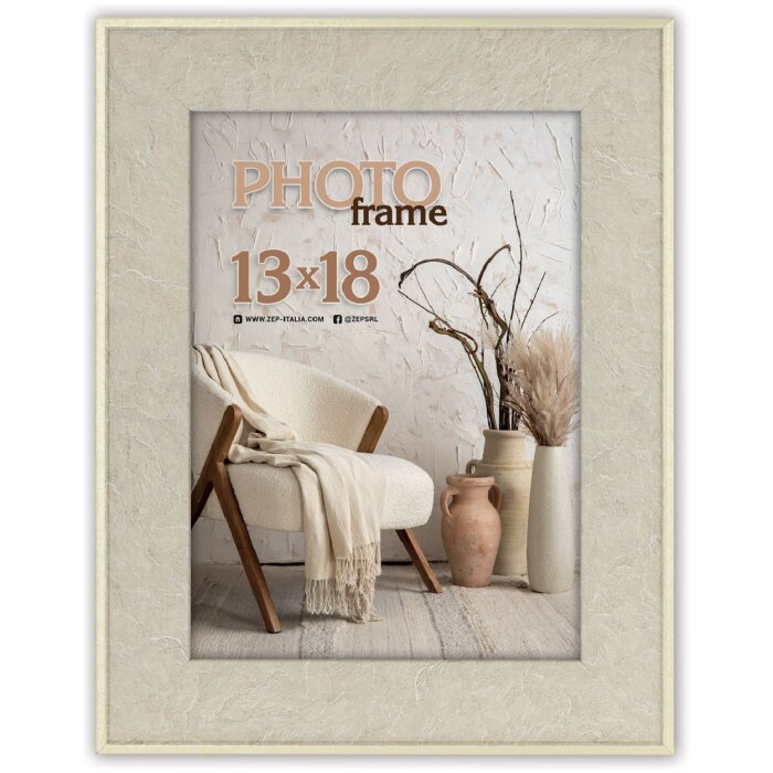 ZEP фоторамка Colmar Grey 30x40 см полистирол дерево вид настенное крепление