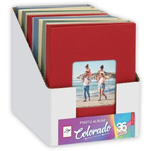 Вкладной альбом ZEP COLORADO 11x16 см для 36 фотографий разные цвета