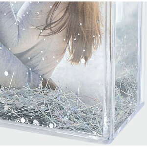 ZEP трясуча рамка з блискітками 10х10 см