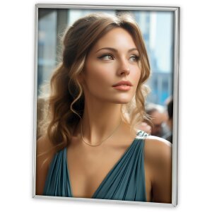 Глянцевая фоторамка ZEP 120S серебристый металл 7x10 см -...