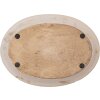 Clayre & Eef Декоративна тарілка 25x18x3 см Бежево-червона з полуничним мотивом
