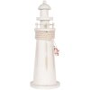 Clayre & Eef 6H2409 Декоративный маяк белый Ø 10x30 см Стиль кантри