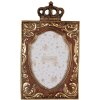 Фоторамка Clayre & Eef 2F1245 Барокко Фоторамка Корона 10x15 см Золото Коричневый