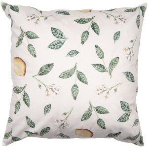 Clayre & Eef LEL22 Чехол для подушки 45x45 см Бежевый цветочный узор в стиле кантри