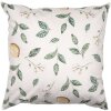 Clayre & Eef LEL22 Чехол для подушки 45x45 см Бежевый цветочный узор в стиле кантри