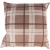 Clayre & Eef NWV20-1 Накидка на подушку 45x45 см Бежево-коричнева в стилі кантрі