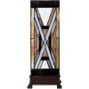 LumiLamp 5LL-6359 Tiffany Настільна лампа коричнево-бежева 17x17x44 см E27 40W