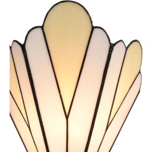 Настінний світильник LumiLamp 5LL-6365 Тіффані Білий Бежевий 20x10x29см E14 Скло Метал