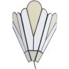 Настінний світильник LumiLamp 5LL-6365 Тіффані Білий Бежевий 20x10x29см E14 Скло Метал