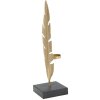 Декоративна скульптура Mauro Ferretti Leaf Glam Gold Black 10x10x34 см