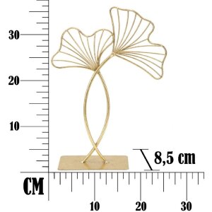 Mauro Ferretti скульптура Leaf Glam Gold 25x8.5x35 см