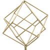 Mauro Ferretti скульптура Куб 16x18x52,5 см золотисто-белый