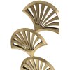Mauro Ferretti скульптура Triple Leaf 23,5x10x44 см золотисто-черный