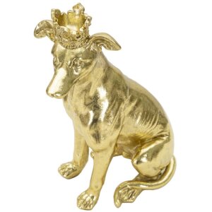 Mauro Ferretti скульптура собаки Dog Gold 20x12.5x33 см золото