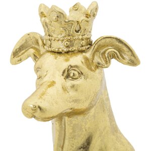 Mauro Ferretti скульптура собаки Dog Gold 20x12.5x33 см золото