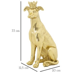 Mauro Ferretti скульптура собаки Dog Gold 20x12.5x33 см золото