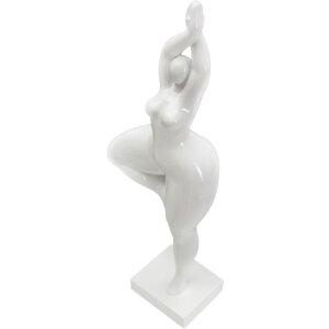 Mauro Ferretti Фігурка для йоги стояча Woman Yoga 16x9x45.8 см біла