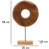 Mauro Ferretti скульптура Dorat из тика 35x10x58 см коричневый